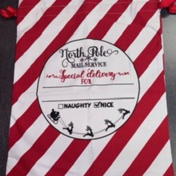 Printed Santa Sack Thumbnail