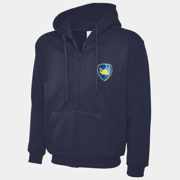 Adults Classic Full Zip Hooded Sweatshirt Thumbnail